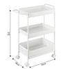RULLVAGN ANCONA -EXKLUSIV- -SB- - vit, Modern, metall/plast (52/72/28cm) - Mömax