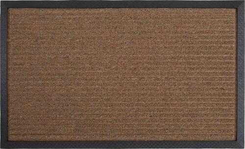 Fussmatte Ingo 2 in diversen Farben - Schwarz/Braun, Modern, Kunststoff (40/60cm) - Mömax