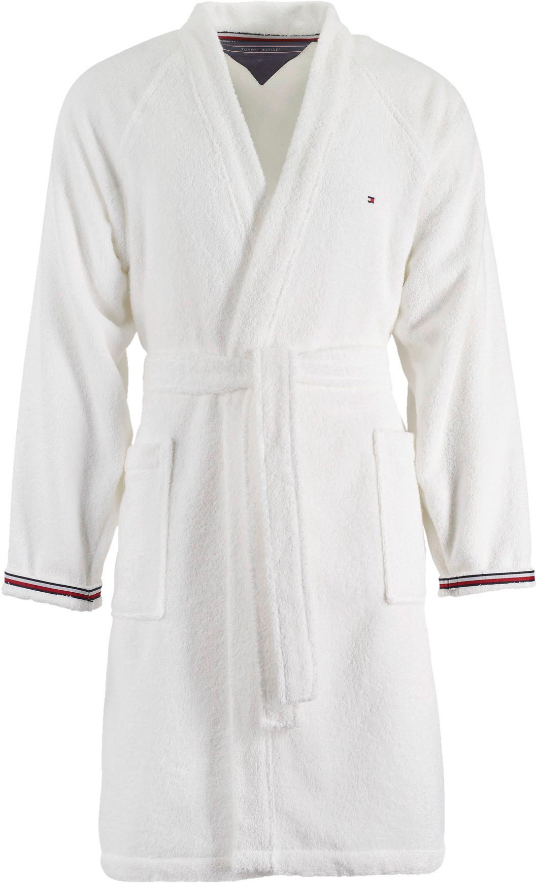 SZLAFROK KĄPIELOWY TH PLAIN - biały, Basics, tkanina (XXLnull) - Tommy Hilfiger