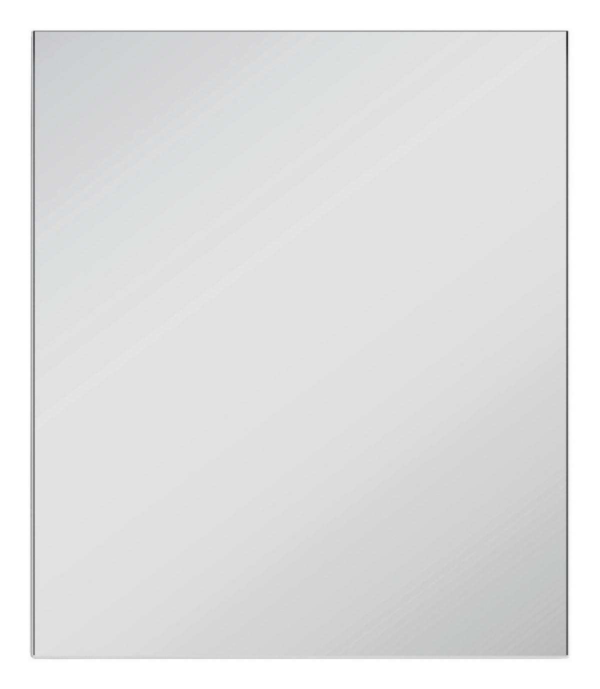 Wandspiegel Jakob ca.60x70x2cm Weiß - Weiß, LIFESTYLE, Glas/Holz (60/70/2cm) - MID.YOU
