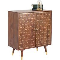 KOMODA MUSKAT - kolor mosiężny/kolor złoty, Trend, materiał drewnopochodny/metal (75/90/40cm) - Kare-Design