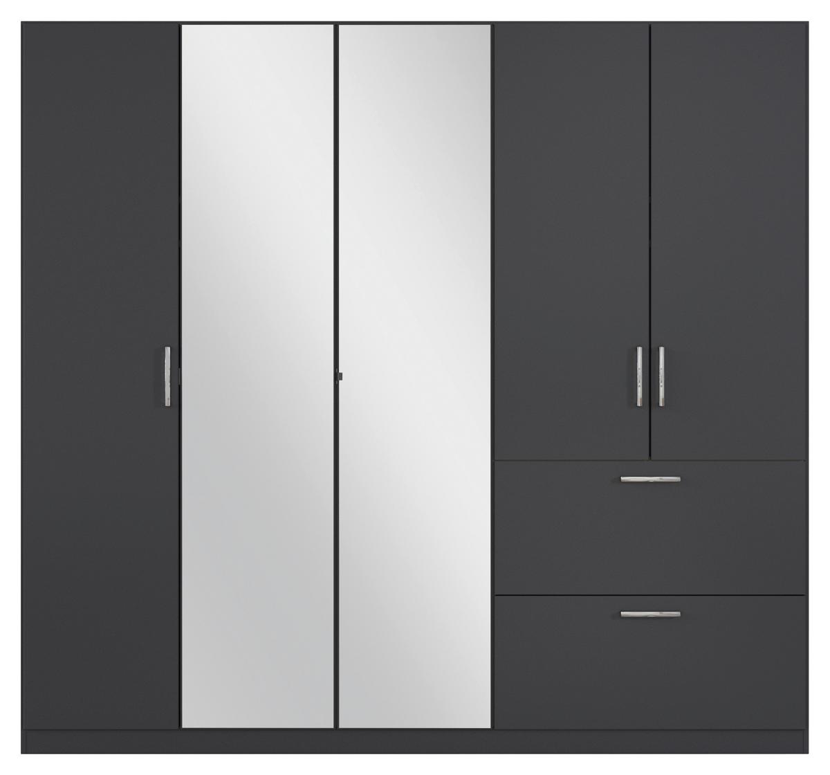 DULAP USI ROTATIVE PADUA - gri, Modern, material pe bază de lemn (225/210/54cm) - Modern Living