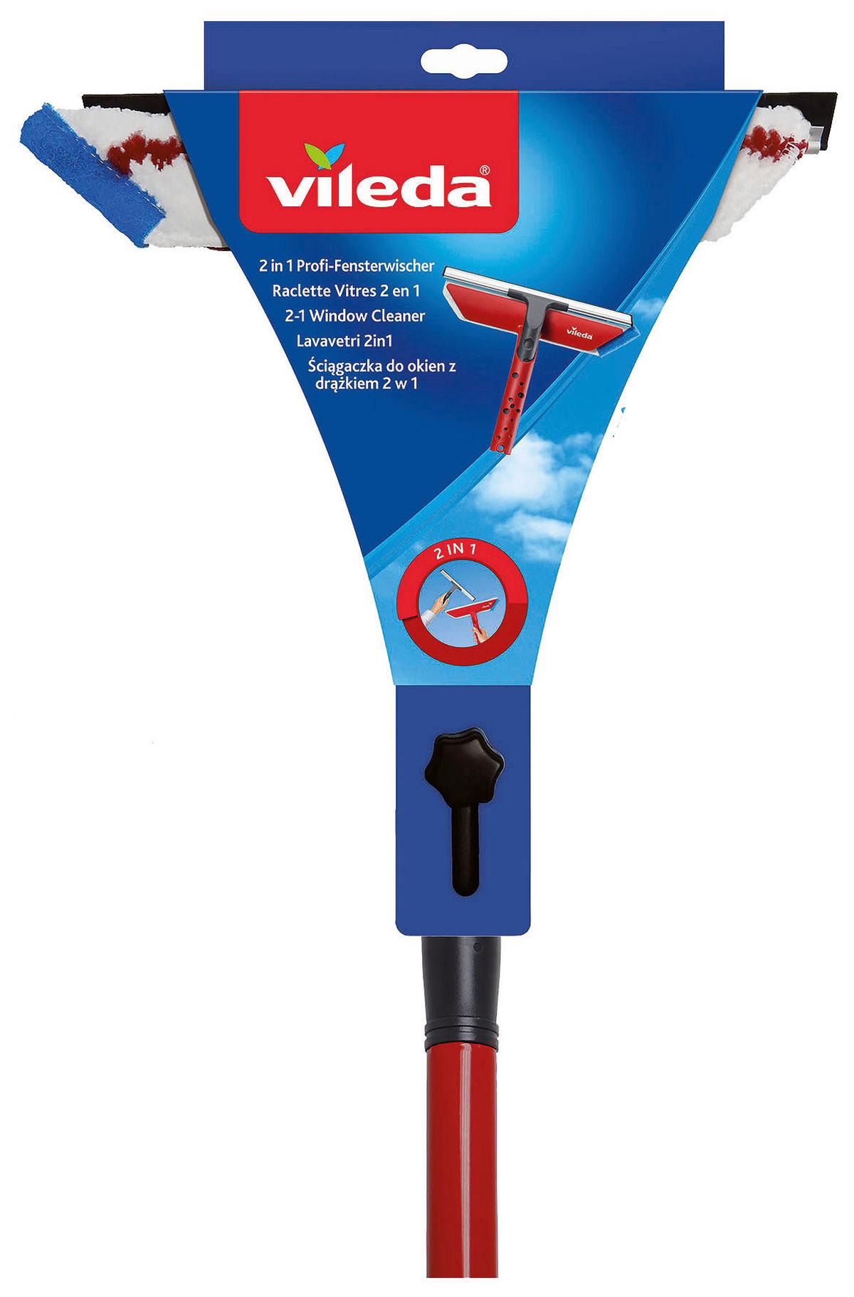 Vileda-Fensterwischer 2in1 Multicolor - Multicolor, Basics, Kunststoff (28/4/104cm) - Vileda