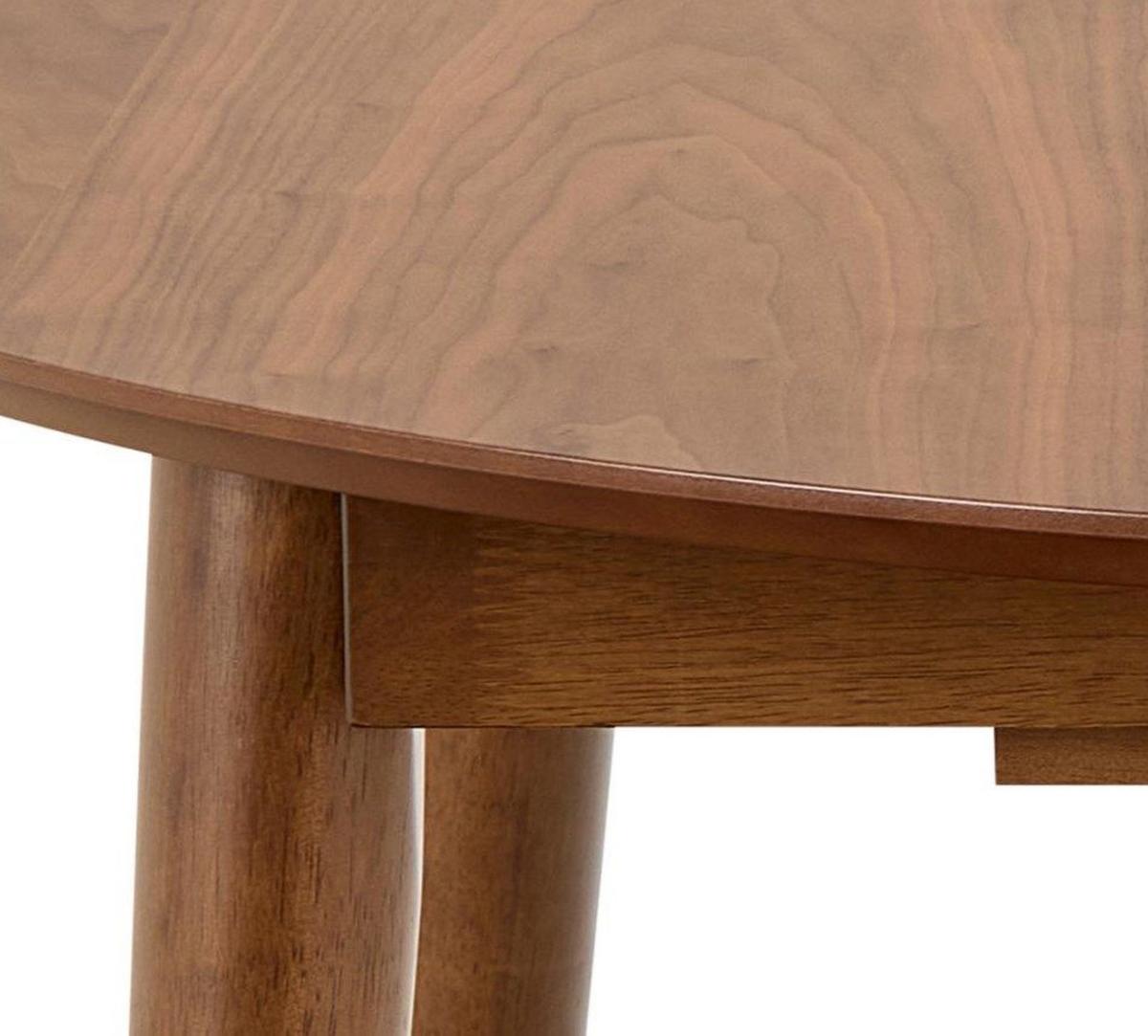 STÓŁ DO JADALNI MONTREUX - kolor orzecha włoskiego, Basics, drewno (115-154/75cm) - MID.YOU