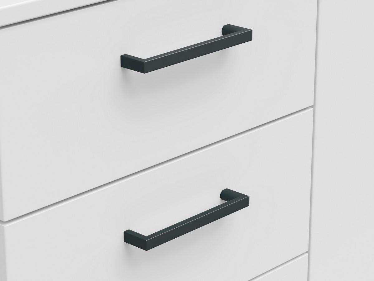 Comodă MULTI - alb, Modern, material pe bază de lemn (120/83/40cm) - Modern Living