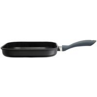 Grillpfanne Smart Ø Ca. 27,5cm - Silberfarben/Schwarz, Konventionell, Kunststoff/Metall (27,5/27,5/4,6cm) - Mömax
