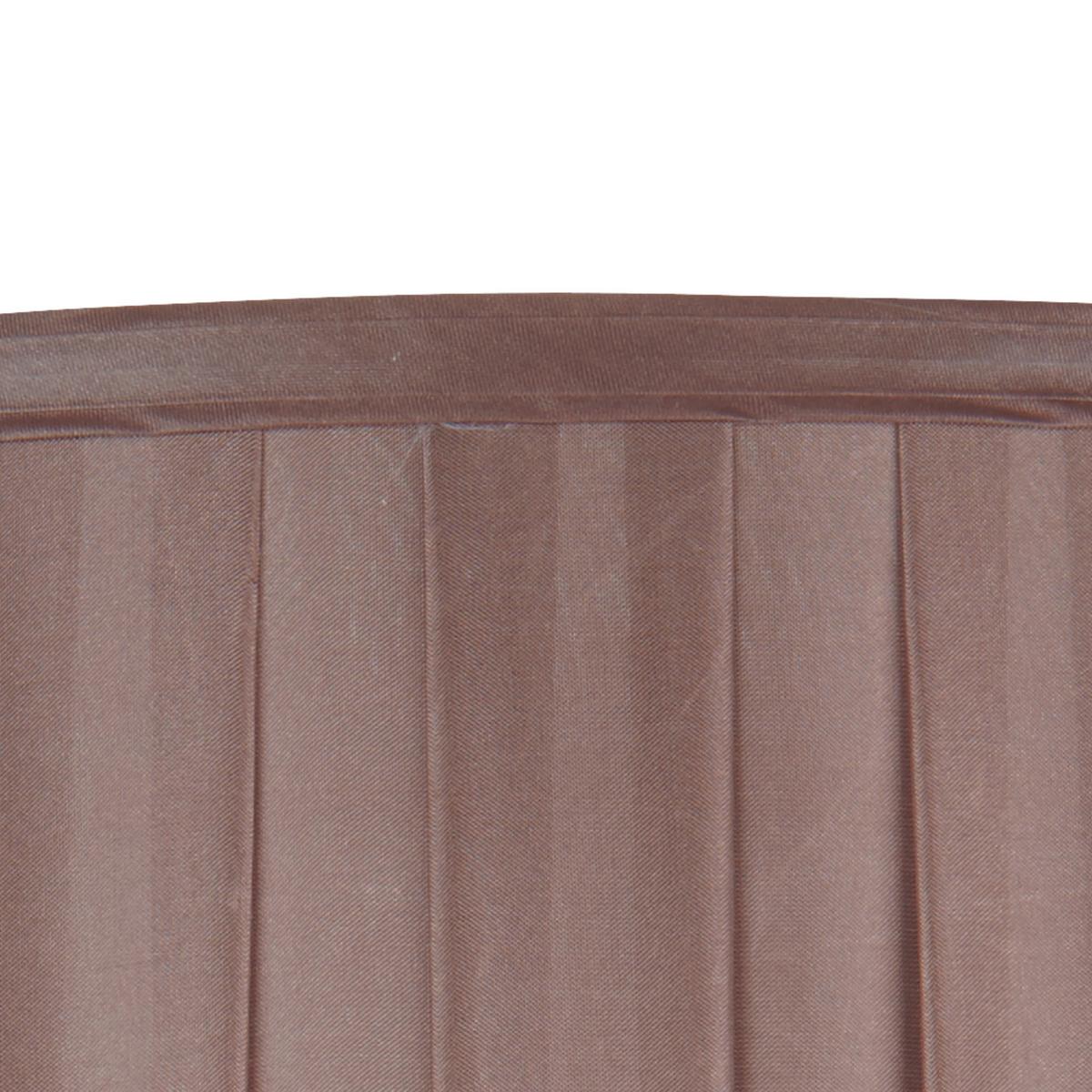 Asztali Lámpa Eu3721am Greyson - krómszínű/barna, Design, üveg/textil (38/68cm)