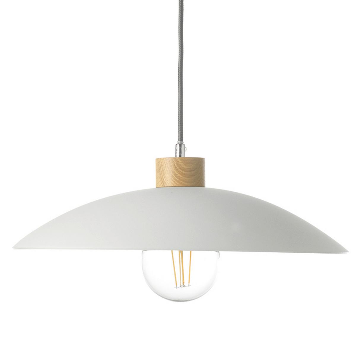 Függőlámpa 4093/s Ohana Vetro - fehér, Basics, üveg/fa (40/40/80cm)