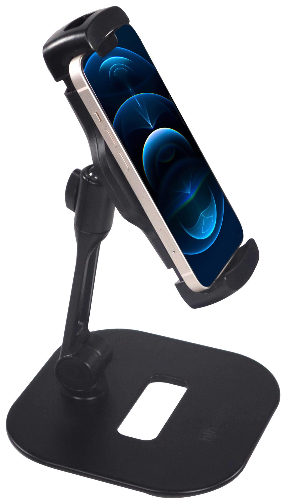 Držalo Za Mobitel Flexmobi Iv, Črna - črna, Moderno, kovina/umetna masa (15/19cm) - MID.YOU