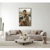 CANVASTAVLA DENISE SMALL - multicolor/wengefärgad, Modern, trämaterial/textil (60/90cm) - Premium Living