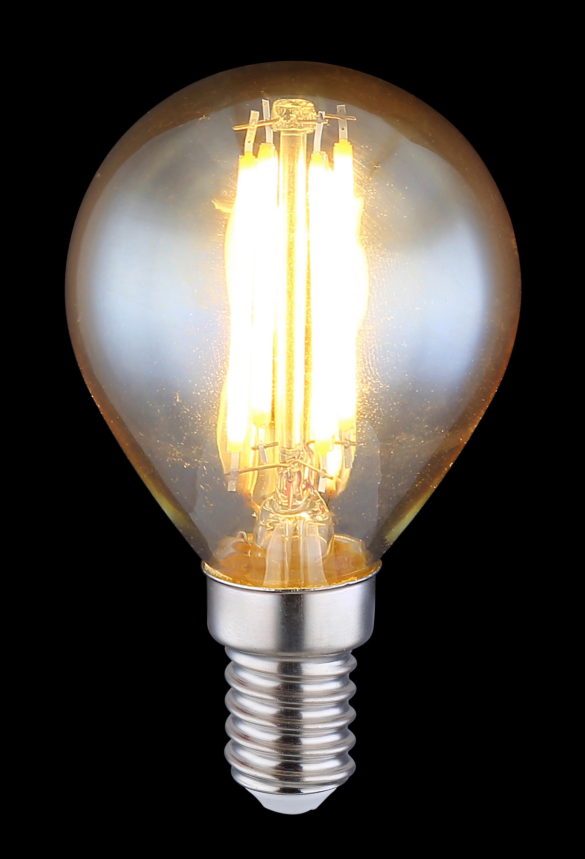 LED-Leuchtmittel 10589AK max. 4 Watt - Glas/Metall (4,5/7,8cm) - Globo