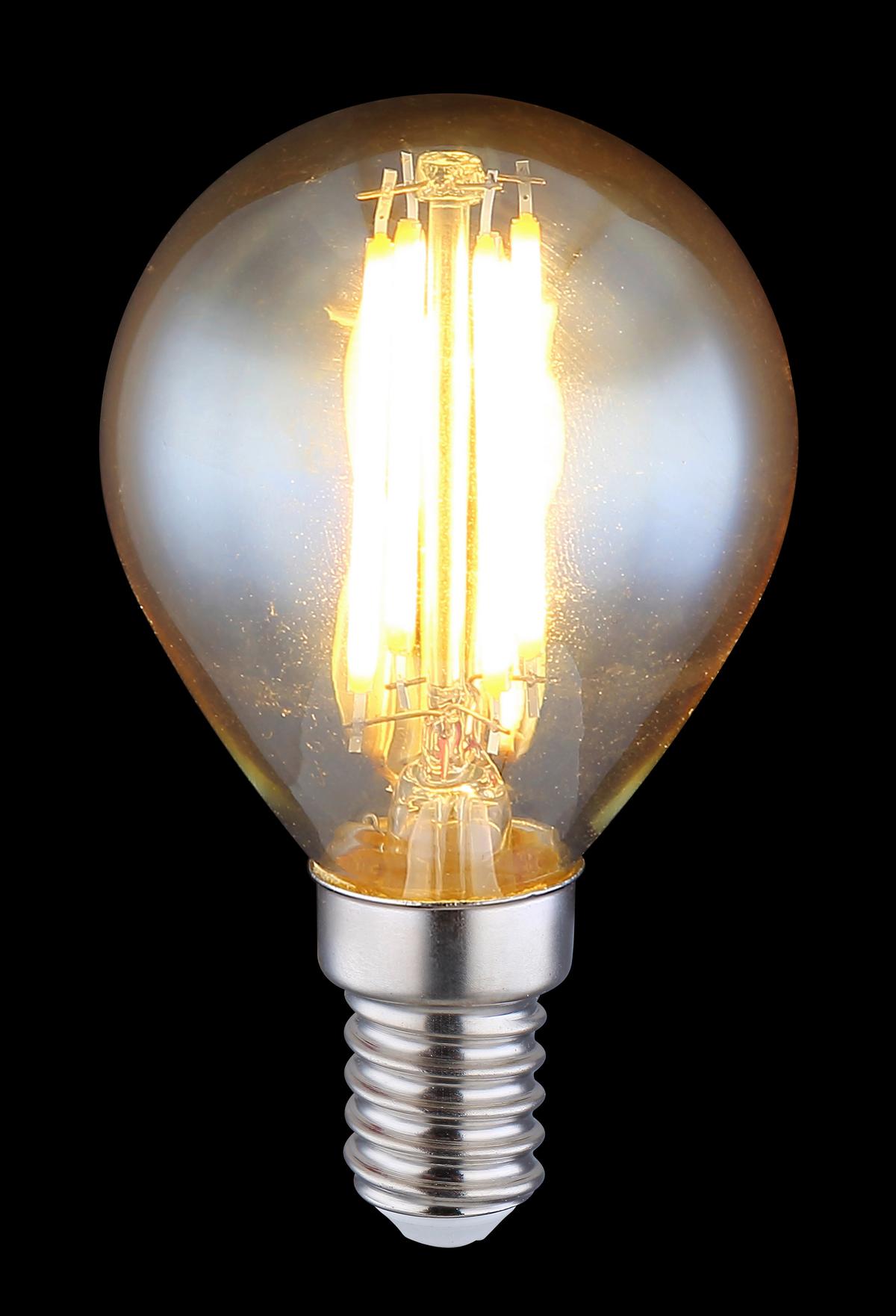 Led-sijalka 10589ak, E14, 4 W - kovina/steklo (4,5/7,8cm) - Globo