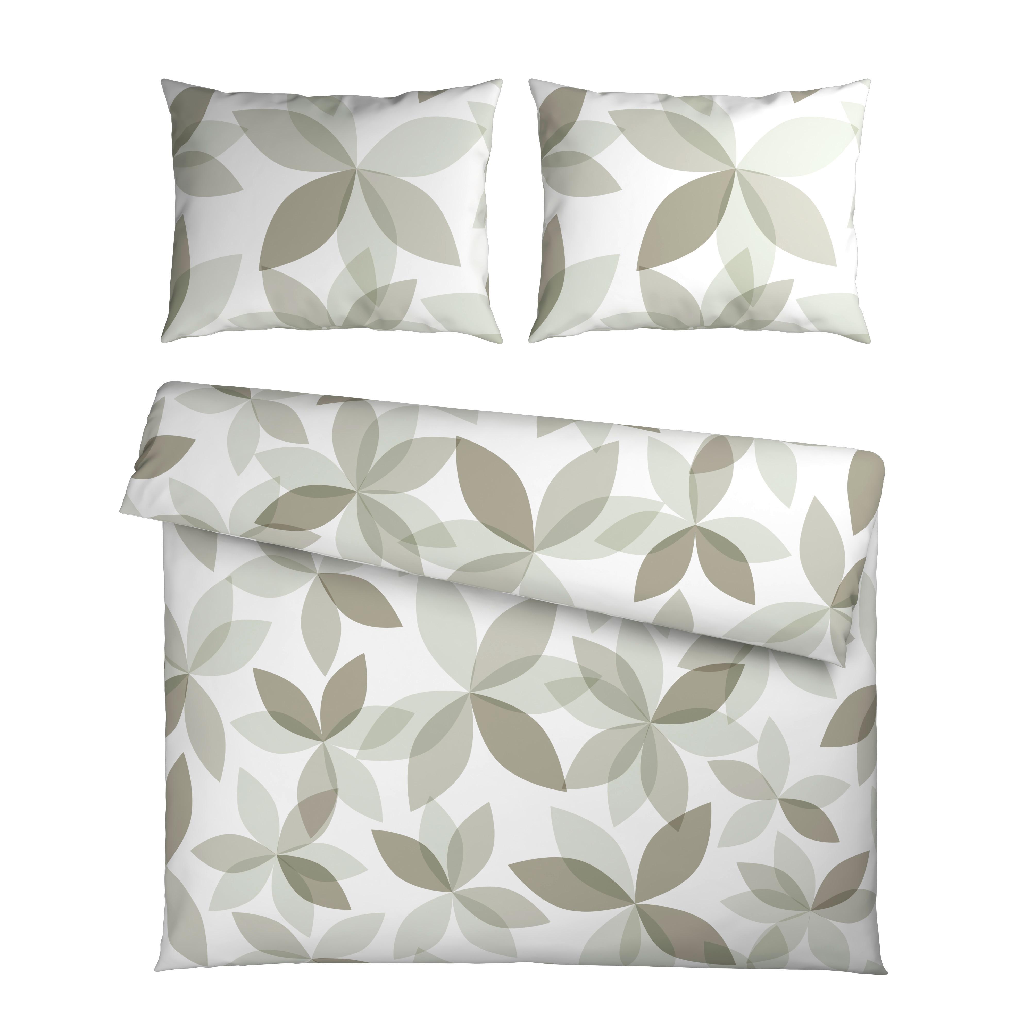 Posteljnina Yuki Xxl - olivno zelena , tekstil (200/200cm) - Mömax