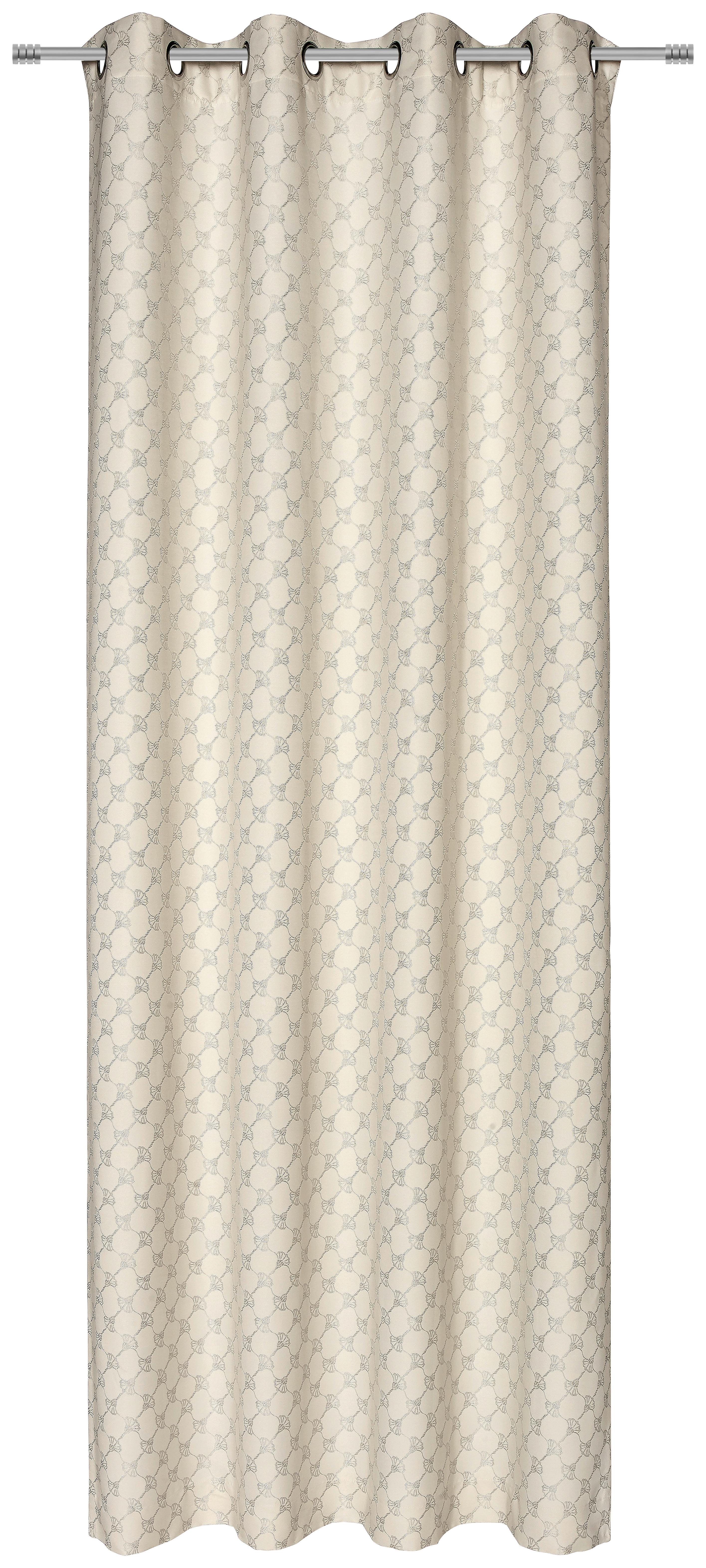 ZASŁONA NA PRZELOTKACH J-ALLOVERS 70029-030 JOOP! - kolor naturalny, Design, tkanina (140/250cm) - Joop!