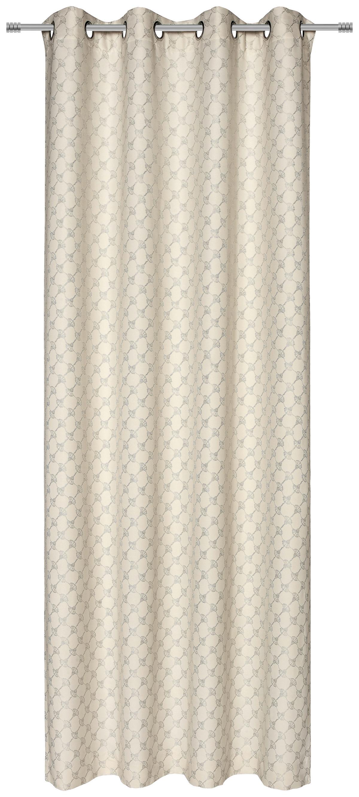 ZASŁONA NA PRZELOTKACH J-ALLOVERS 70029-030 JOOP! - kolor naturalny, Design, tkanina (140/250cm) - Joop!