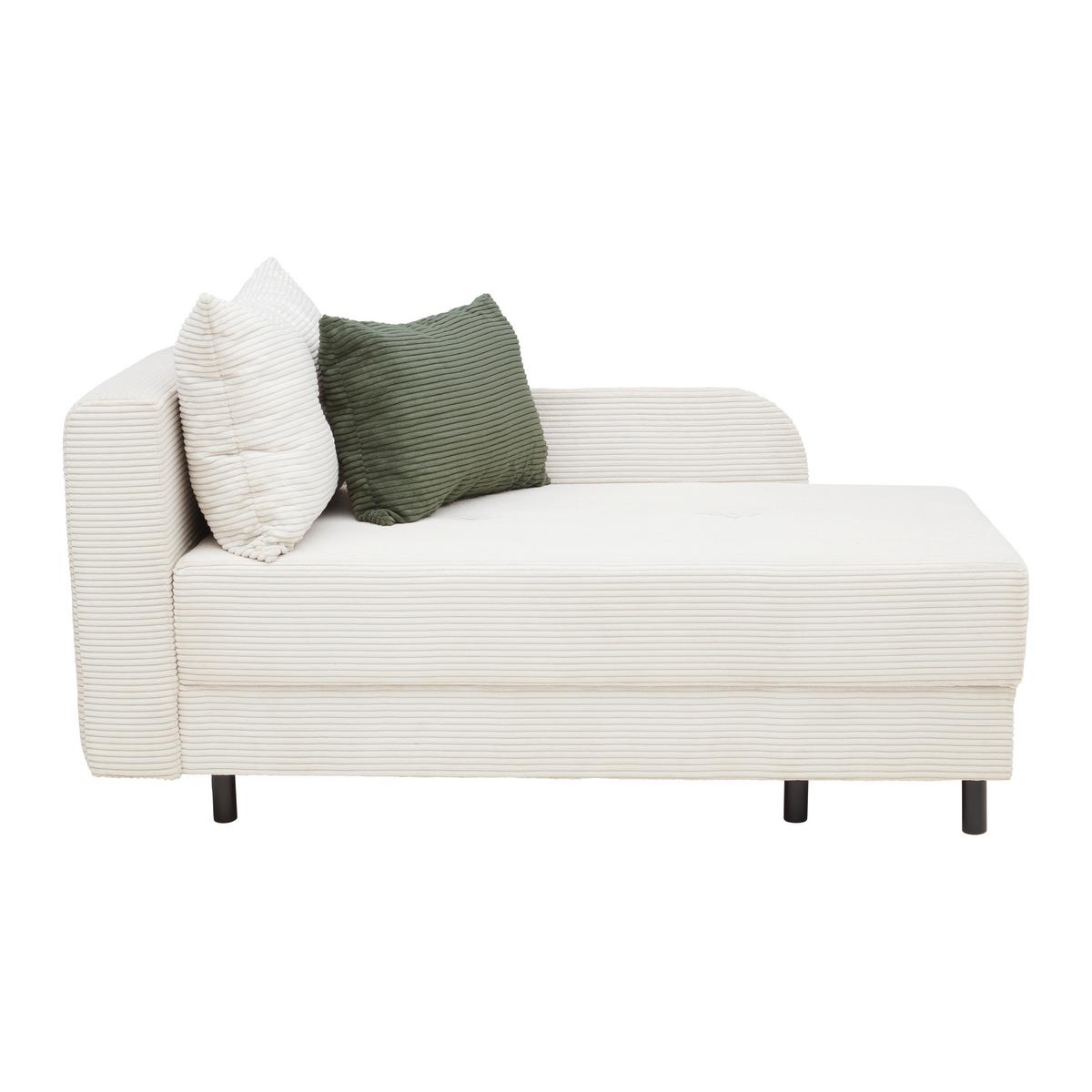 Liege Nova in Perlmutt - Perlmutt/Schwarz, MODERN, Holz/Textil (85/62/145cm) - Mömax
