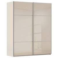 Omara Z Drsnimi Vrati Covalo, Barva Šampanjca - barve šampanjca/barve aluminija, Konvencionalno, kovina/steklo (162/223/68cm) - Novel