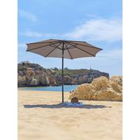 Sonnenschirm Pacheville in Anthrazit - Anthrazit, Modern, Kunststoff/Textil (290/250cm) - Modern Living