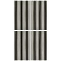 PANEL AKUSTYCZNY AKUSTIKPANEEL GREY OAK - szarobrązowy, Konventionell, tworzywo sztuczne/drewno (52/104/2,2cm)