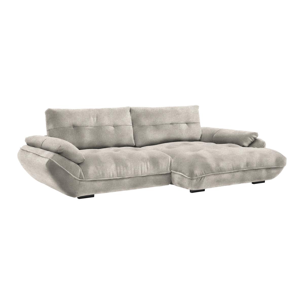 Wohnlandschaft Vivo Grau - Schwarz/Grau, MODERN, Kunststoff/Textil (317/63/179cm) - Premium Living