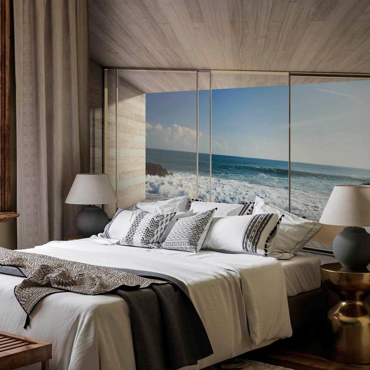 Fotótapéta Finding A Dream - bézs/világoskék, Lifestyle, textil (300/210cm) - artgeist