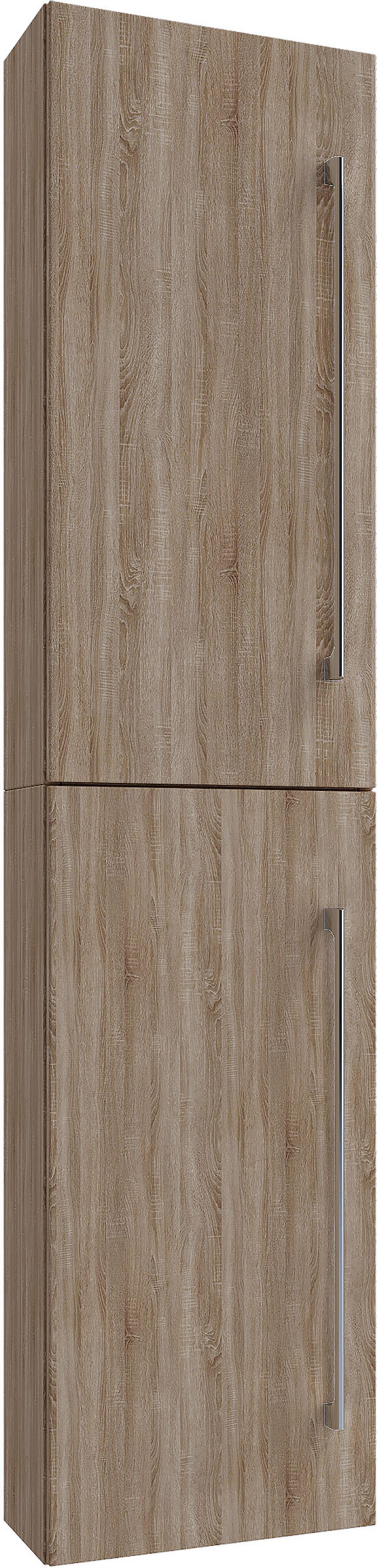 Visoka Omara Vcb 6, Hrast - hrast sonoma, Basics, kovina/leseni material (33/150/22cm) - MID.YOU