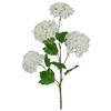 Kunstpflanze Schneeballzweig Weiß - Weiß/Grün, Basics, Kunststoff/Textil (68cm)
