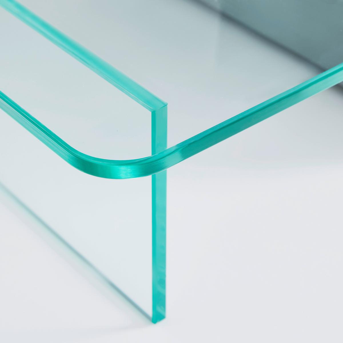 TV-Aufsatz Go aus Glas - Klar, KONVENTIONELL, Glas (75/12/25cm) - Mömax