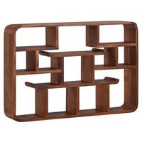 Stenski Regal Wohnling - barve indijskega rožnega lesa, Moderno, les (80/55/15cm) - MID.YOU