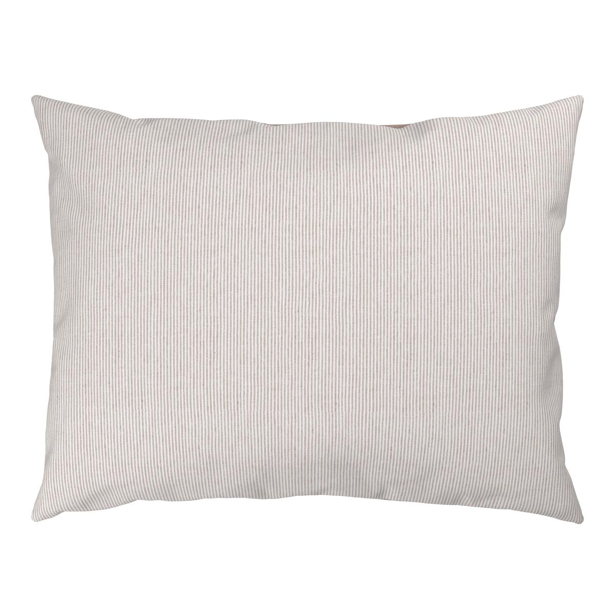 Posteljina Chambray Stripes 140x200/60x80cm - bijela/bež, Moderno, tekstil (140/200cm) - Mömax