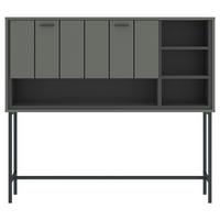 Bar Shirley, Siva, Zelena, Črna - črna/siva, Design, umetna masa/leseni material (127/112,5/40cm)