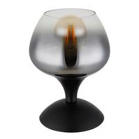 Stolna Svjetiljka Maxy - crna, Basics, staklo/metal (15/20,5cm) - Globo