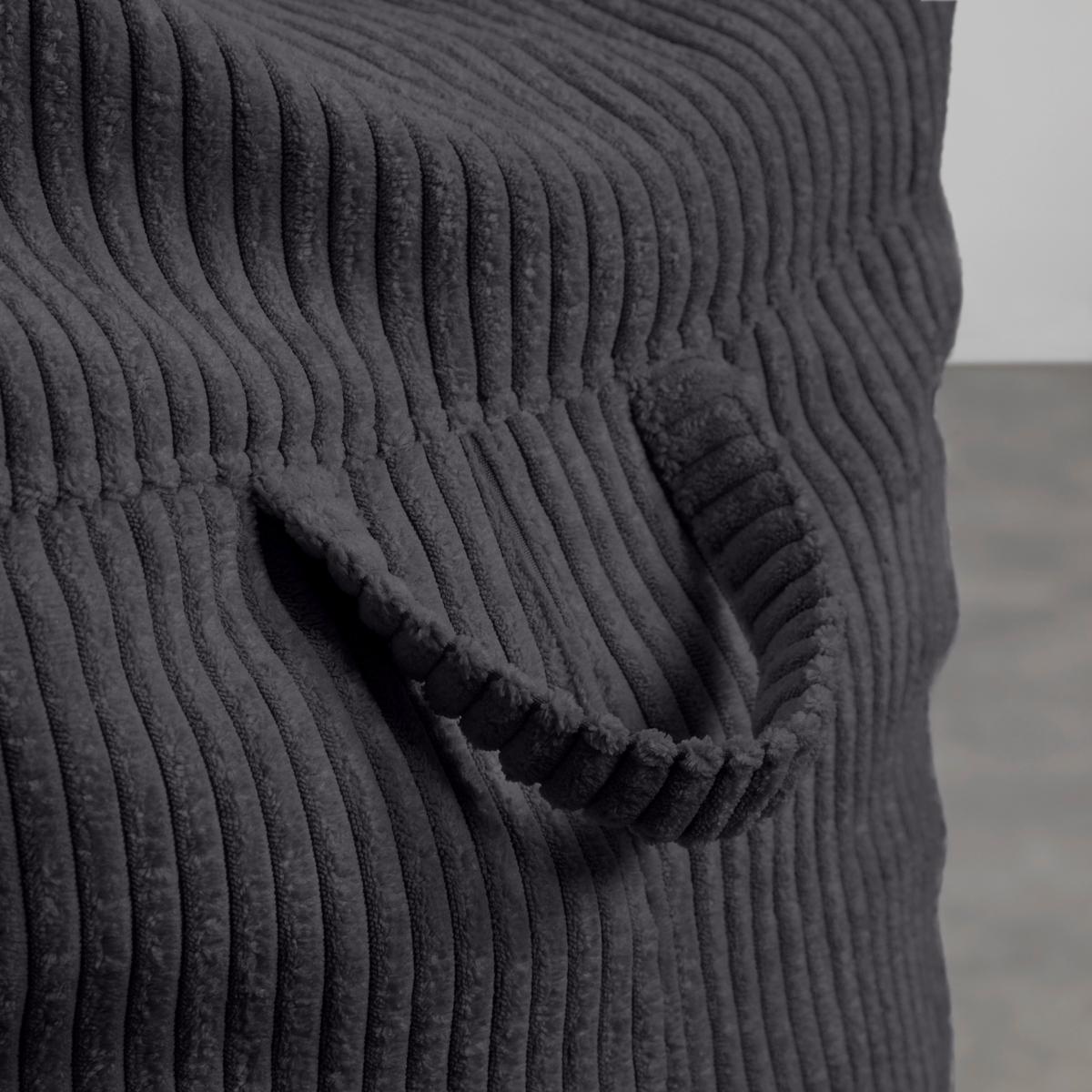 Sitzsack Cortona Cord Anthrazit - Anthrazit, MODERN, Textil (85/100/85cm) - Mömax