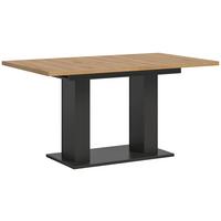 Ausziehtisch Marlon ca. 150x190 cm Eiche/Grau - Eiche Artisan/Grau, KONVENTIONELL, Holzwerkstoff (150-190/90/76cm) - MID.YOU