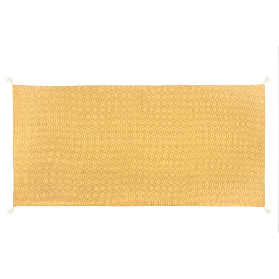 Strandmatte Dobby Gelb ca. 90x190cm - Gelb, Textil (90/190cm)