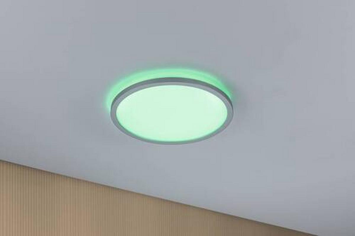 LED-Paneel Atria Shine in Chromfarben max. 12 Watt - Chromfarben, Basics, Kunststoff (29,3cm) - Paulmann