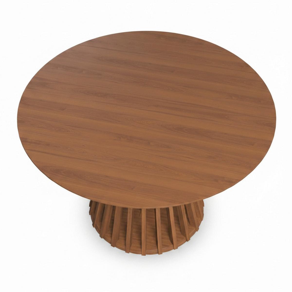 Stol Ennio - boje oraha, Moderno, drvni materijal/drvo (120-200/75/120cm) - Bessagi Home