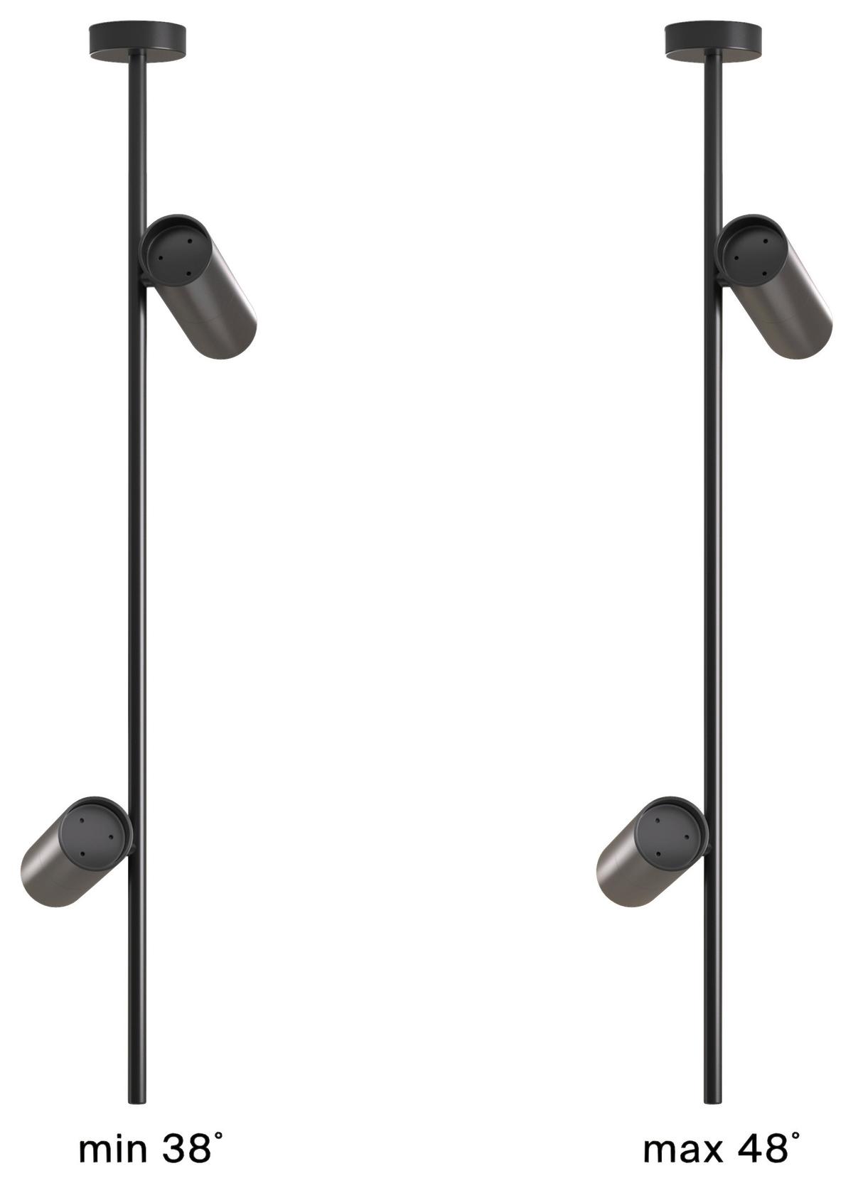 Hängeleuchte Elti Schwarz max. 50 Watt - Schwarz, Basics, Metall (20/77/5,3cm) - MAYTONI