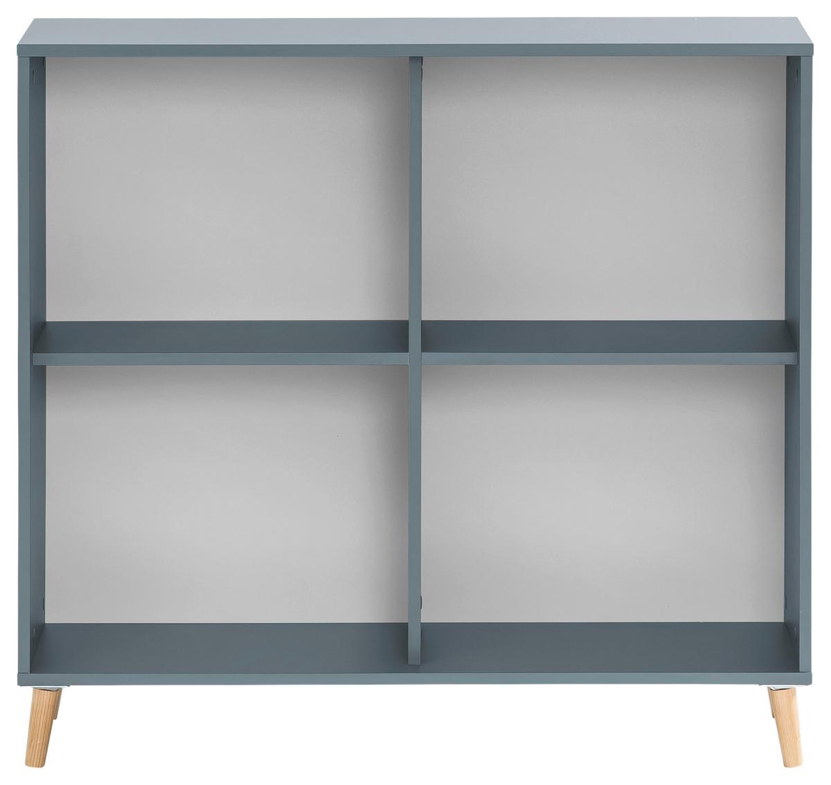 Aktenregal Serie 500 Blau ca. 100,1x92,6x41cm - Blau, MODERN, Holz/Holzwerkstoff (100,1/92,6/41cm) - MID.YOU