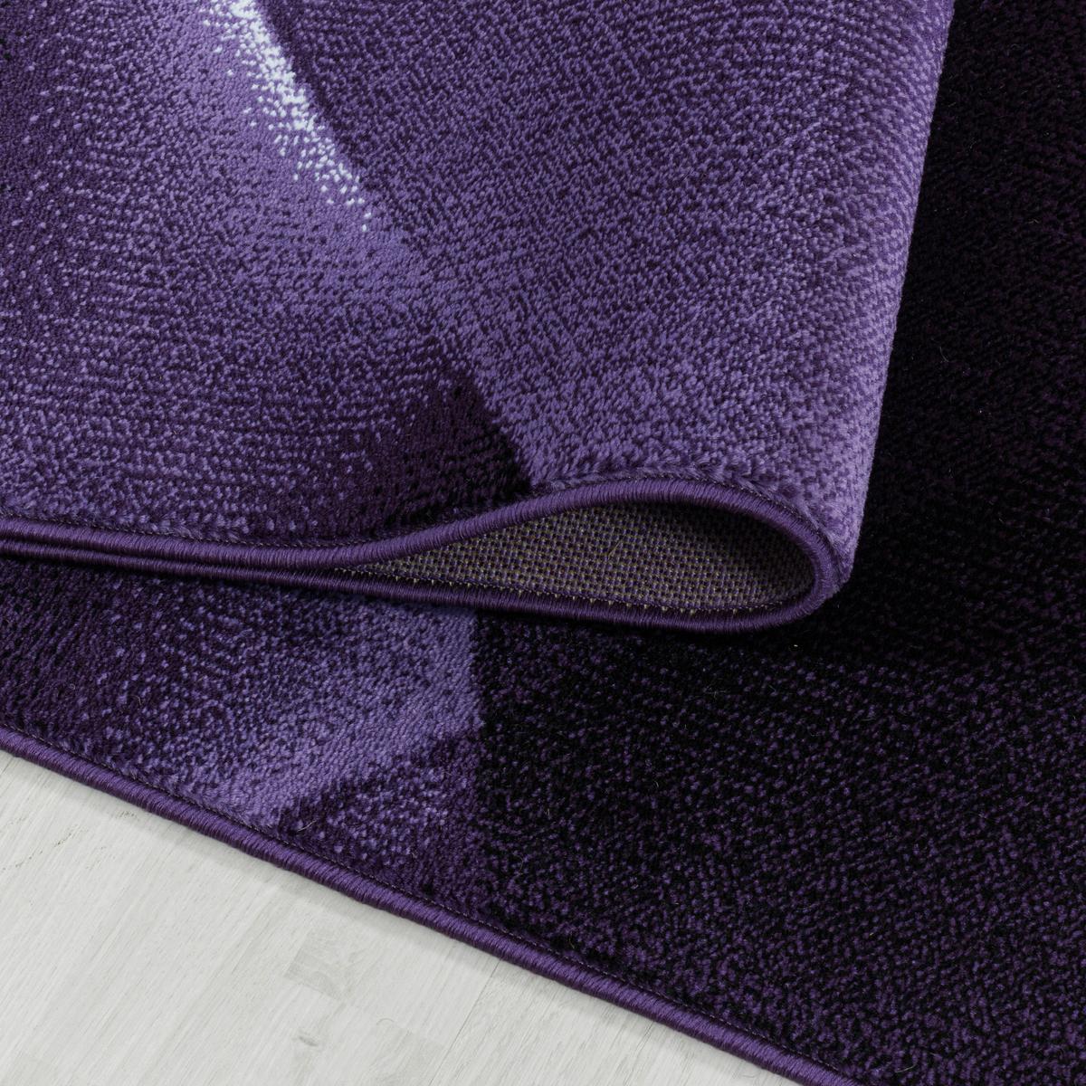 Webteppich Costa Lila ca. 80x250cm - Lila, Design, Textil (80/250cm)