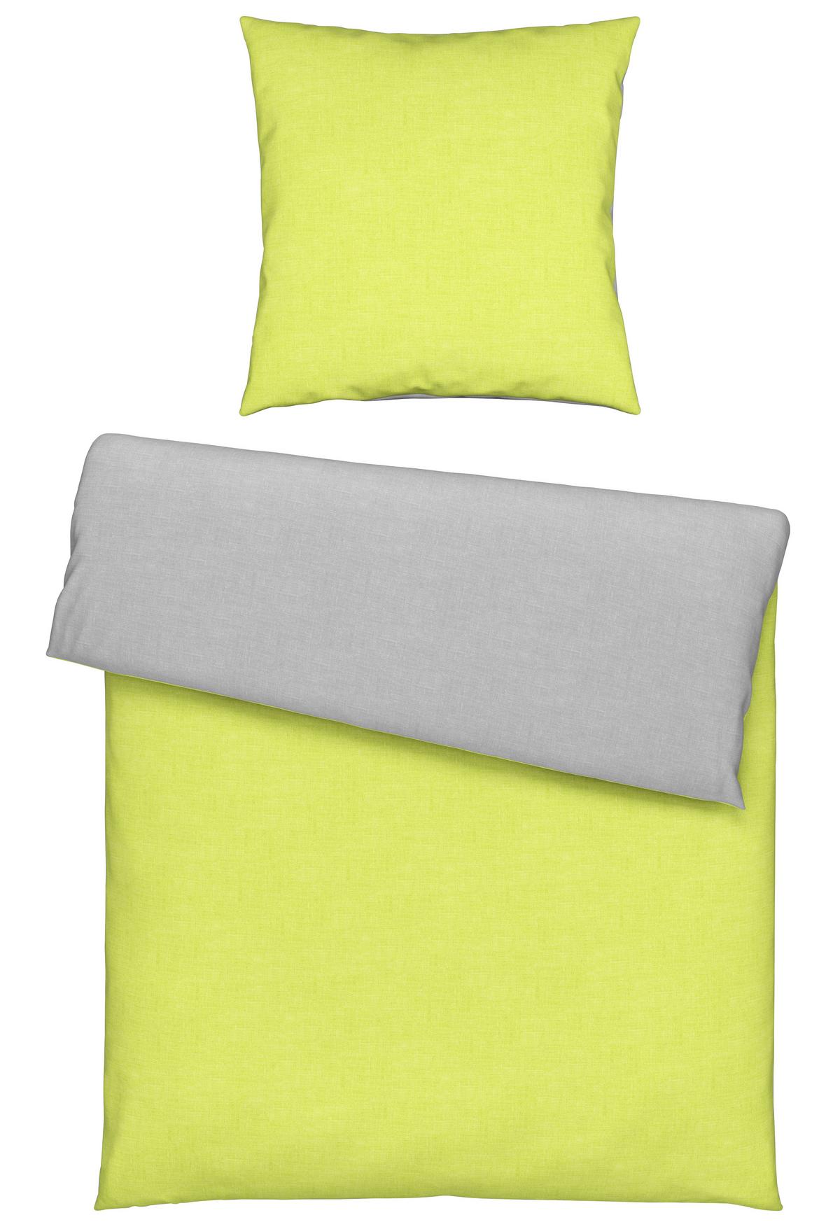 Bettwäsche Noah Wende in Gelb ca. 135x200cm - Gelb, Textil (135/200cm) - Modern Living