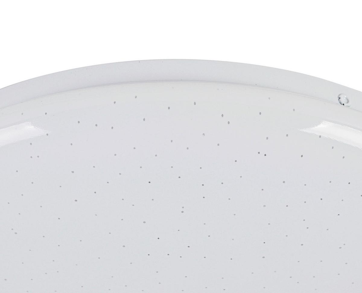 Stropna Led-svetilka Iskri - bela, Moderno, kovina/umetna masa (33/6,5cm) - Mömax