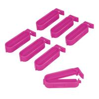 Tasakzáró Csipesz 7db/csomag - műanyag (7/1.2/2.1cm) - Metaltex