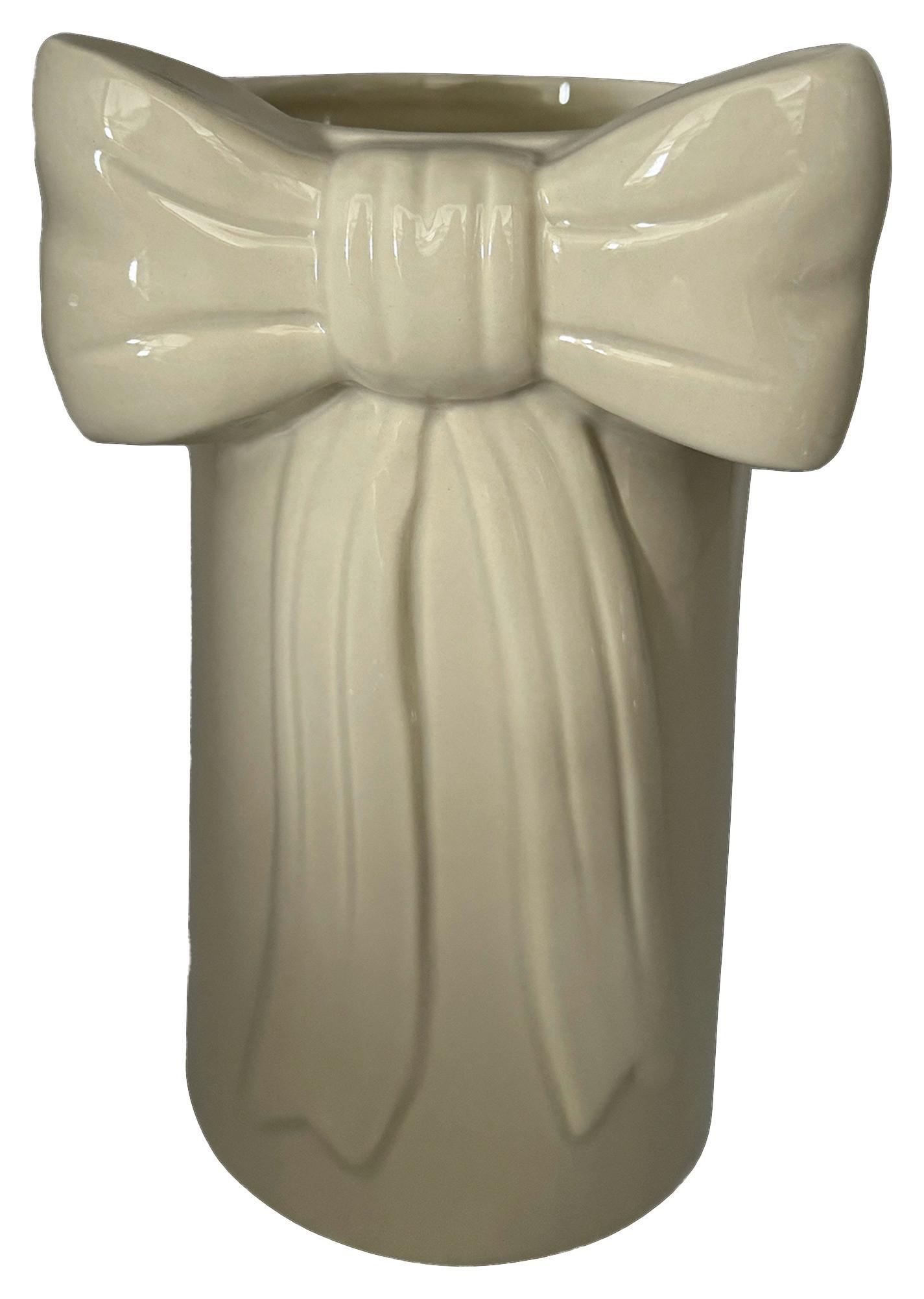 Vase Jolina Creme - Creme, Keramik (11,5/20,1cm) - Mömax