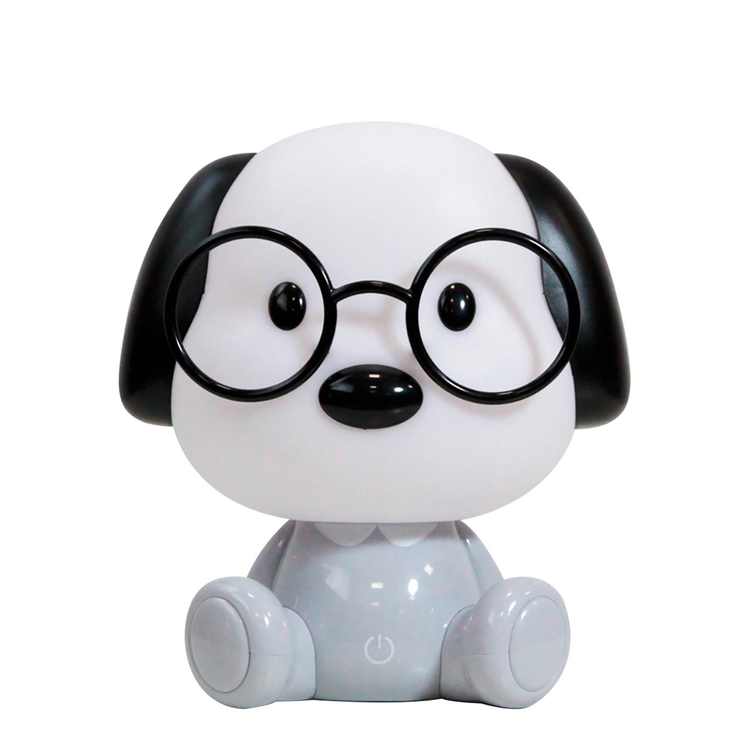 Kindertischleuchte Toby Weiß max. 3 Watt - Weiß, Basics, Kunststoff (17/17/20cm)