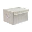 Korb Bamboo White - Weiß, Holz (41/31/24cm) - Mömax modern living Korb Bamboo White - Weiß, Holz (41/31/24cm) - Mömax modern living