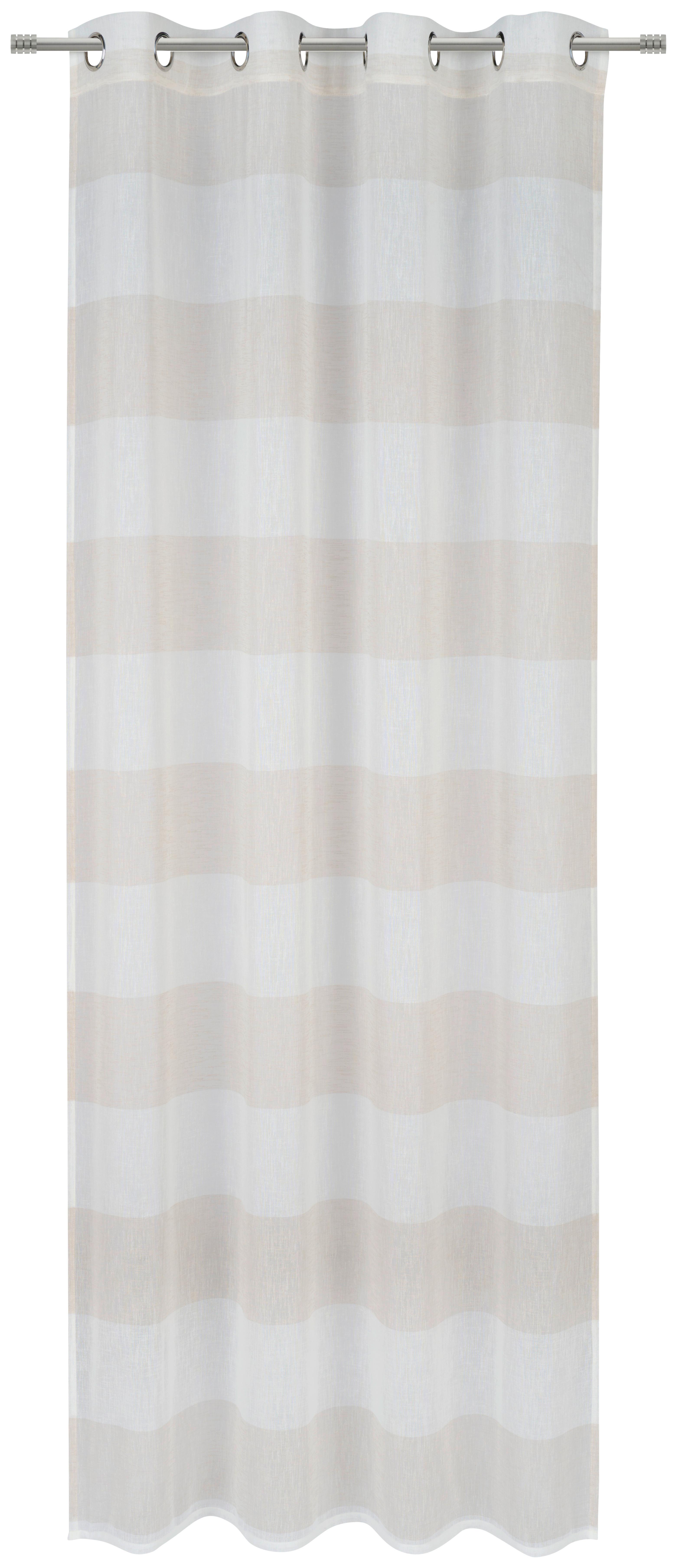 ZASŁONA NA PRZELOTKACH HENDRIK - beżowy, Design, tkanina (140/245cm) - Esposa