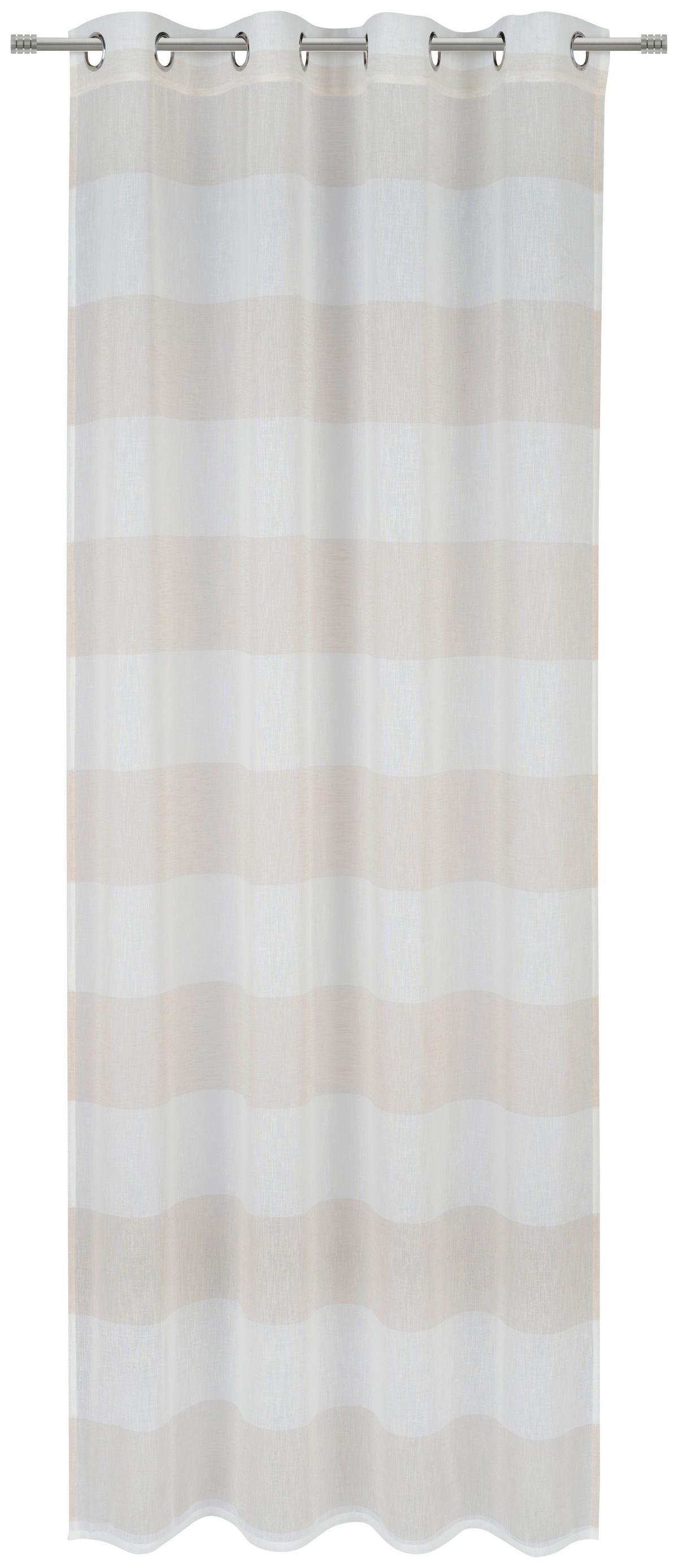ZASŁONA NA PRZELOTKACH HENDRIK - beżowy, Design, tkanina (140/245cm) - Esposa