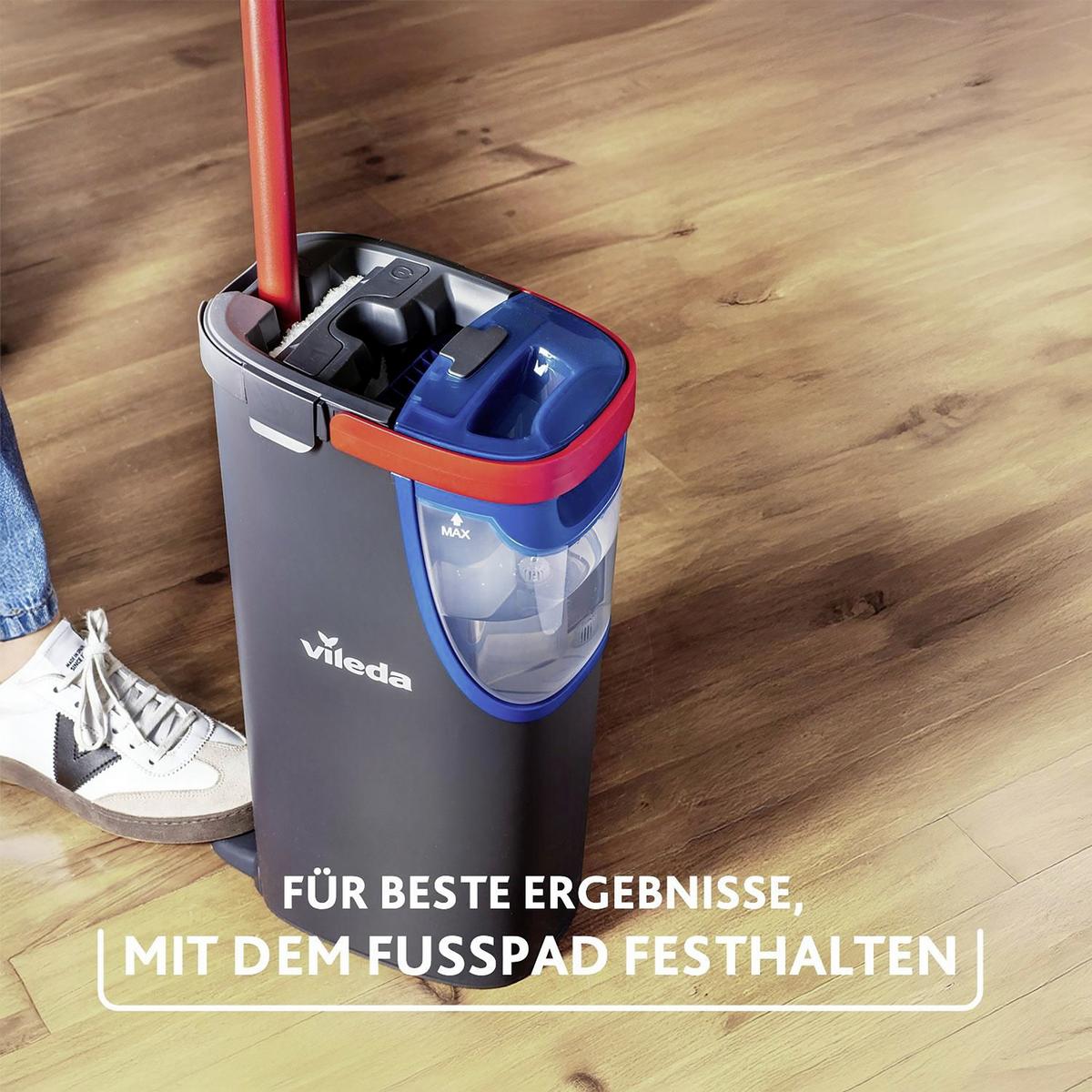 Bodenwischer H2Pro Dunkelgrau - Dunkelgrau, Basics, Kunststoff (24/18/42cm) - Vileda