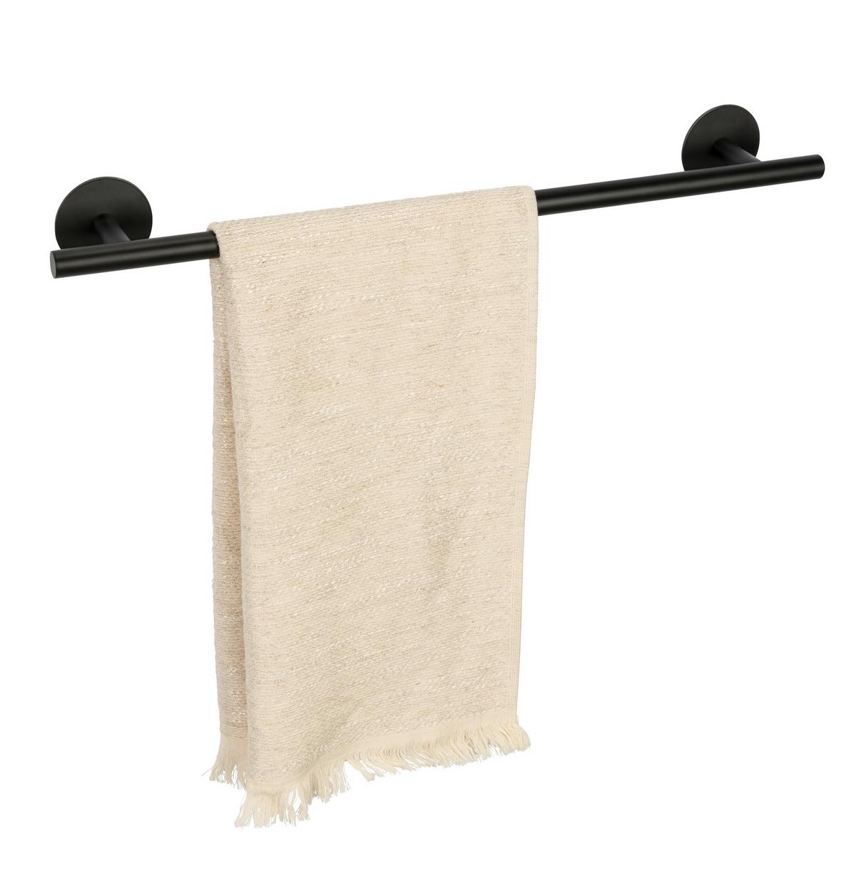 WIESZAK NA RĘCZNIK MELETO - czarny, Konventionell, metal (60/7/7cm) - Schöner Wohnen